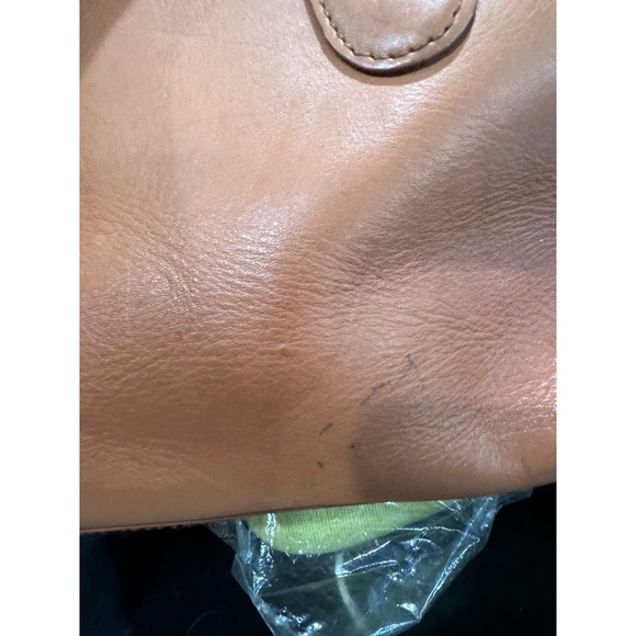 Vintage Wilsons Golden Brown Leather  Bag - Picture 6 of 11